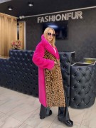 Пальто из эко меха