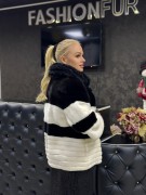 Шуба из меха норки