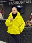 Шуба из меха норки