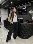 Спортивный костюм тройка, двусторонний -  брюки, бомбер, футболка 