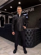 Куртка кожаная