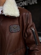 Куртка кожаная